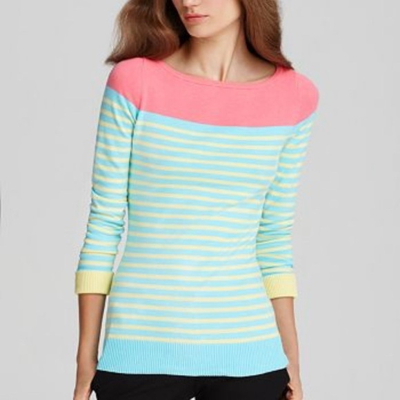 Lilly Pulitzer Maria BoatNeck Striped Pullover Sweater Size S - Picture 11 of 11